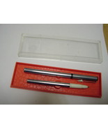 Soviet Jaroslavl &quot;Orgtechnika&quot; ROLLER BALL &amp;FOUNTAIN PEN SET &quot;JAZAR&quot;417 ... - $36.31