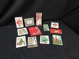 UNUSED Vintage Lot of 14 Mid Century 1950s Mixed Design Christmas Cards - £14.06 GBP