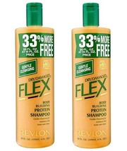Revlon Flex Body Building Protein Shampoo for Dry Damaged Hair (592 ml x 2 pack) - $50.77