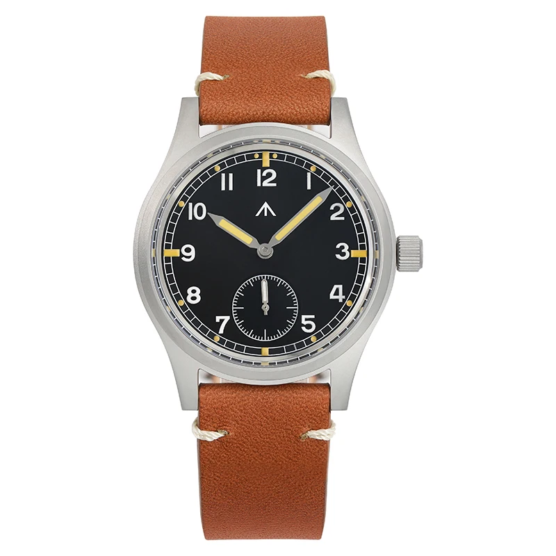 D12 Quartz Movement Watch Men 36mm Domed Sapphire Crystal Wristwatch 100... - £146.44 GBP