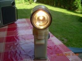 Vintage Soviet Russian USSR  Military Rechargeable Flashlight Huge Powerful - $45.39
