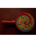 Vintage Tin Clown Rattle Works 1950s - £14.62 GBP