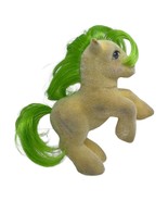 Vintage G1 My Little Pony So Soft Magic Star Flocked Toy Horse Lime Gree... - £9.42 GBP