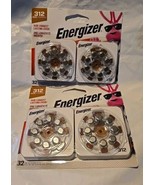 2 New Energizer 312 Long Lasting Hearing Aid Batteries 32ct AZ312DP-32 1... - $34.15