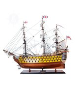 Old Modern Handicrafts Museum-Quality HMS Victory Model Ship Painted - E... - $1,180.07 CAD