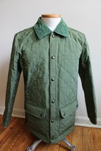 Vineyard Vines M Green Quilted Cord Collar Jacket Coat 1O0123 - £54.15 GBP