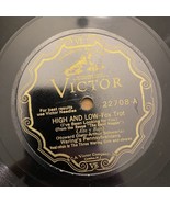 78 RPM WARING&#39;S  PENNSYLVANIANS- High and low - Dancing in the dark VICT... - $27.00