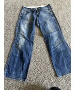 CAMP DAVID Jeans Men&#39;s W32/L28 Denim Straight Fit Fade Effect Button Fly... - $636.73 MXN