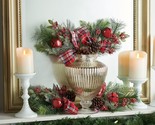 Set of 4 Red Bell and Pine Picks by Valerie in Christmas - $193.99