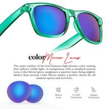 Retro Rewind Translucent Frame Colorful Neon 80s Sunglasses for Men Wome... - £22.33 GBP