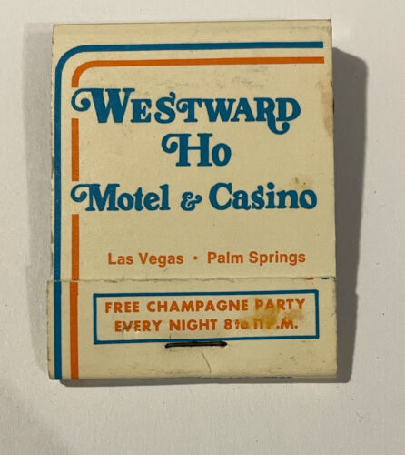 Matchbook Westward Ho Motel &amp; Casino Las Vegas Palm Springs Matches - $4.36