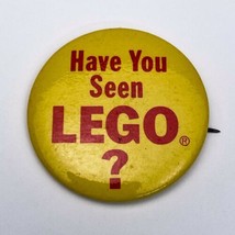 Vintage Have You Seen Lego? Lego Pin Pin Back Button Rare Advertising Piece - £42.47 GBP