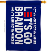 Not My Voice Brandon House Flag Political 28 X40 Double-Sided Banner - £29.04 GBP