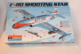 1/48 Scale Monogram, F-80 Shooting Star Jet Model Kit #5428 BN Open Box - £47.25 GBP