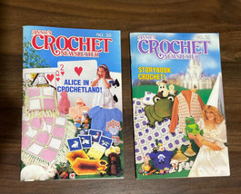 ANNIE’S Alice in CrochetLand and Storybook CROCHET Patterns 1986 - £11.70 GBP