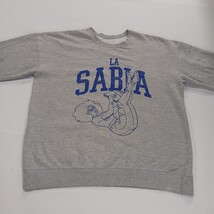 Peralta Project LA SABIA Men's Gray Pullover Graphic Sweatshirt Size Large image 12