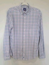 Johnnie O Shirt Mens Small Plaid Long Sleeve Button Down Prep Performance - $23.70