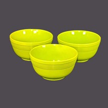 Three Laurie Gates California Pottery Somerset Sage Green coupe cereal bowls. - £72.40 GBP