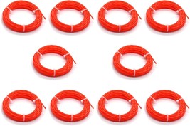 Ten-Piece 0 Point 095&quot; X 16 Feet Pre-Cut Twisted String Trimmer, Among Others. - $30.94