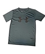 Under Armour Boys&#39; Short Sleeve Crew Neck T-Shirt, Dark Gray, 7 - $7.42