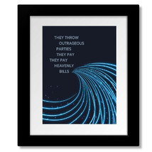 Life in the Fast Lane by Eagles - Song Lyric Wall Art Print, Canvas or P... - £15.18 GBP+