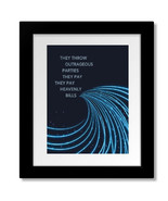 Life in the Fast Lane by Eagles - Song Lyric Wall Art Print, Canvas or P... - $361.71 MXN+