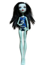 Monster High Frankie Stein Doll Blue Bathing Suit 2017 ~ Swim Goth - £12.95 GBP