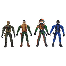 The Corps Elite Triple Threat 4&quot; Action Figure Lot of 4 - Lanard 2003 - £10.82 GBP