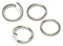 Jewelry Basics Metal Findings 300/Pkg-Silver Jump Rings 6mm - £11.76 GBP