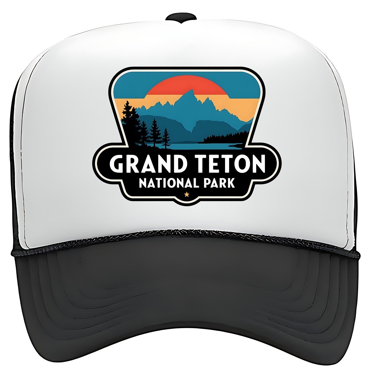Grand Teton National Park Foam Mesh Snapback  Cap Hat - $19.79