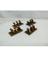 Lot Of (4) 15MM Late Medieval Shield Infantry Wargaming Miniatures Painted - $30.57 CAD