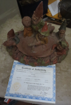The 7-Up-R 1984 Tom Clark Gnome Cairn Studio Item with COA 7 Gnomes Turtle - $280.49