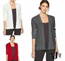 Sag Harbor Womens Long Stitch On Sleeves Open Front Cardigan - $375.42 MXN
