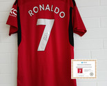 Cristiano Ronaldo Signed Autographed (2019) Manchester United Soccer Jer... - £446.88 GBP