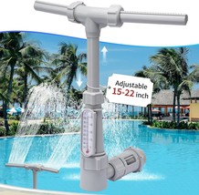 Dual Spray Pool Fountains for Above Inground Swimming Pool Adjustable Height 15  - £55.93 GBP
