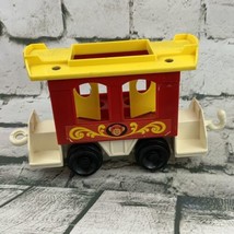 Vintage Fisher Price Little People Replacement Circus Train Monkey Car - $7.91