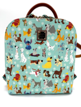 Disney Dooney &amp; and Bourke Dogs Backpack Purse Pluto Stitch Bolt Blue NWT 2024 A - £250.04 GBP