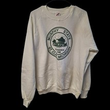 Murphy State St Clair Michigan 1836 Sweatshirt Pullover Jerzees Vintage Distress - £6.78 GBP