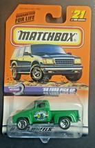 1998 Matchbox 1956 Ford Truck #21 of 100 Green Speedy Delivery HW4 - £7.18 GBP