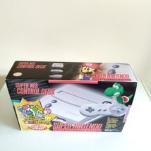 Yoshi&#39;s Island Super Nintendo Snes Jr Console In Box With Game, Tested &amp; Working - $495.45