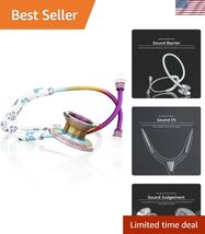 Paws Kaleidoscope MD One Epoch Lightweight Titanium Stethoscope, Adult, ... - $212.34
