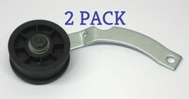 (2 PACK) Dryer Idler Lever Shaft Pulley Whirlpool WP37001287 AP6008789 3... - $15.83