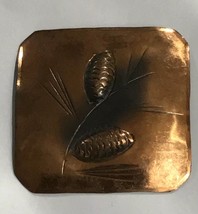 Vintage Copper Brooch, 1940&#39;s signed UNE - £44.23 GBP