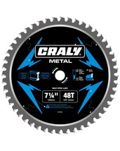 Craly 7-1/4 Inch 48 Teeth Steel And Ferrous Metal Cutting Circular Saw, ... - $37.98