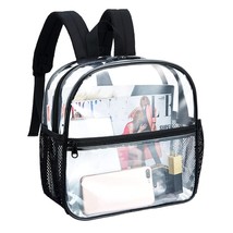 Women Backpack Transparent PVC Bag Female Fashion Girls College Students Bookbag - £24.23 GBP