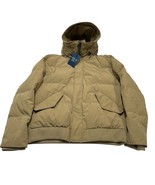 Cole Haan Jacket Mens L Khaki Down Puffer Coat Hooded Inner Tech Chore O... - €79,19 EUR
