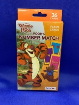 Disney Winnie the Pooh Pooh&#39;s Number Match Flash Cards 36 Cards NEW - £2.18 GBP