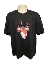 Revolver The Worlds Loudest Rock Magazine Adult Black XL TShirt - $14.85