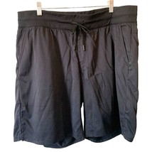 The North Face Athletic Shorts Black Zipper Pocket in Back Womens XL - £23.97 GBP