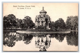 Band Pavilion Forest Park St Louis Missouri MO DB Postcard U23 - £2.30 GBP